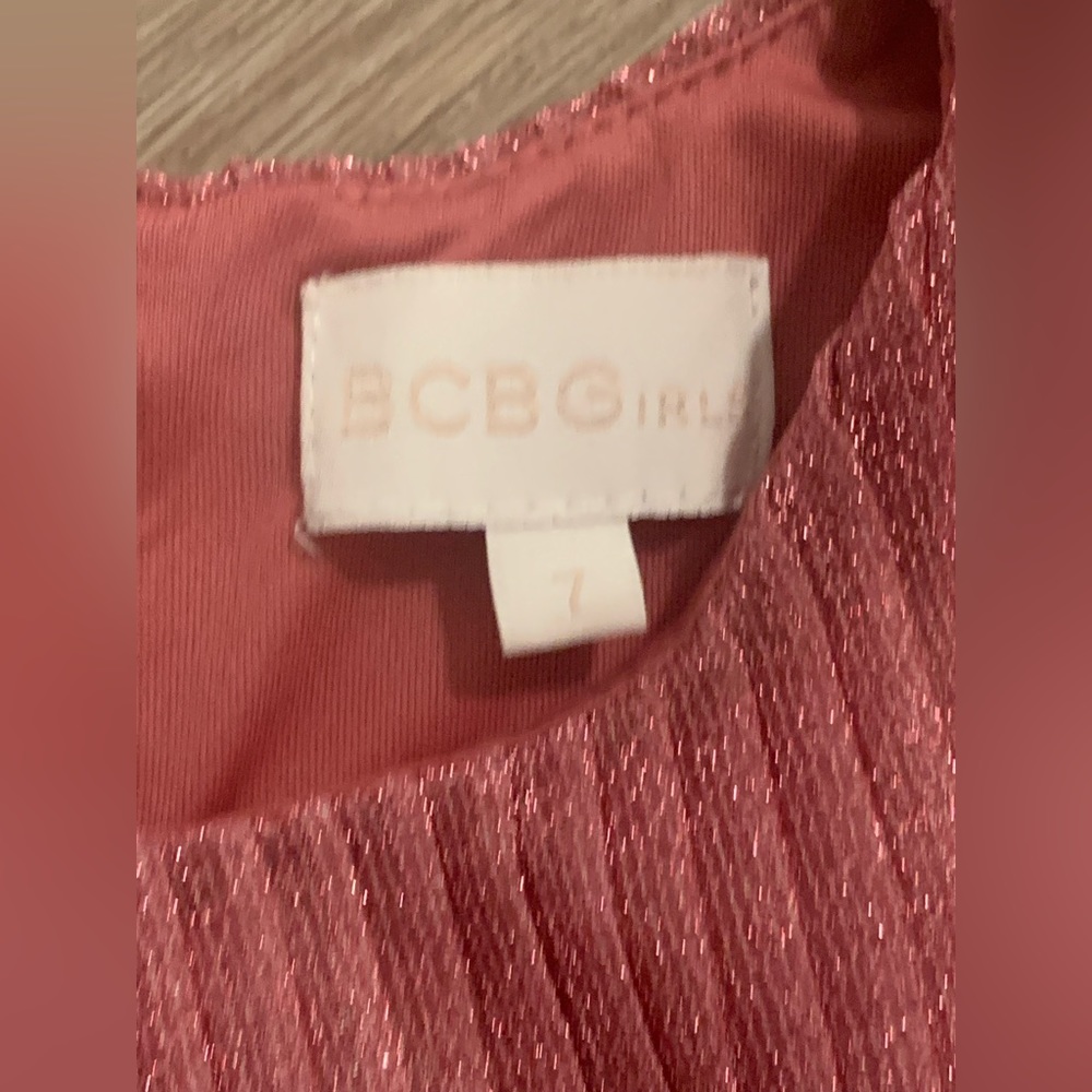 Pink , Burgundy and Purple BCBG Girls Dress Size 7